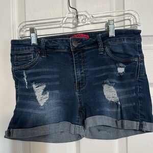 Wax Jean “Butt, I Love You” denim shorts - size L